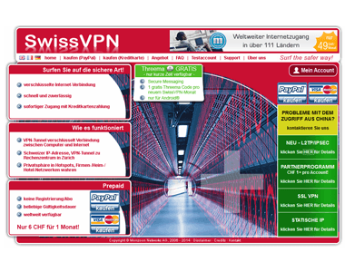 VPN-Anbieter SwissVPN